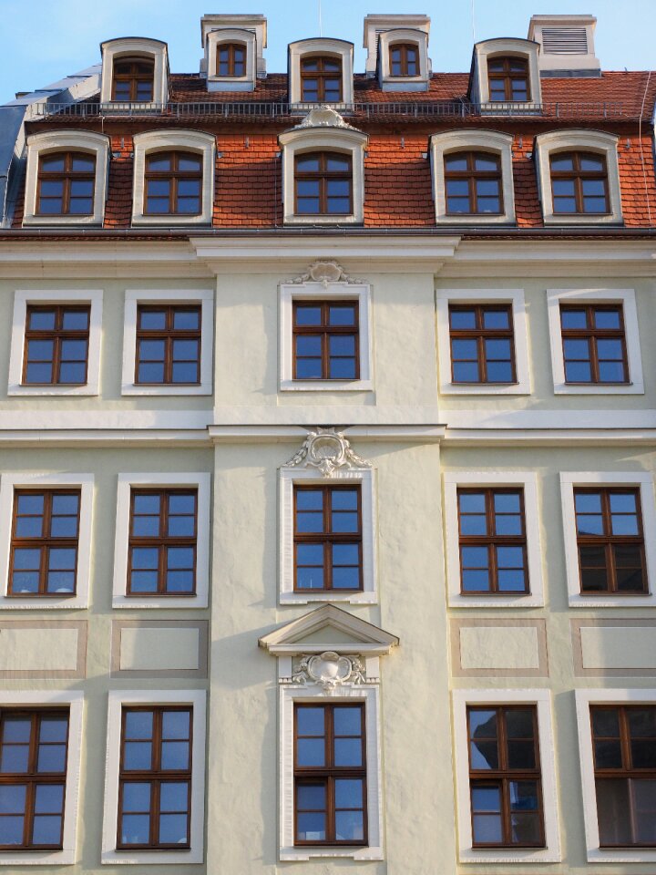 Architecture houses facades window