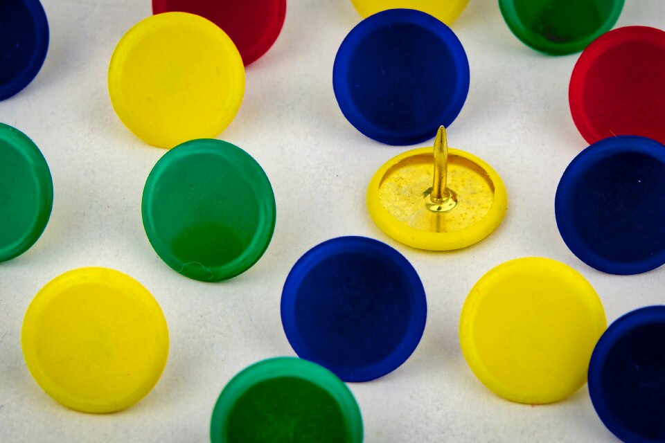 Round multi coloured office