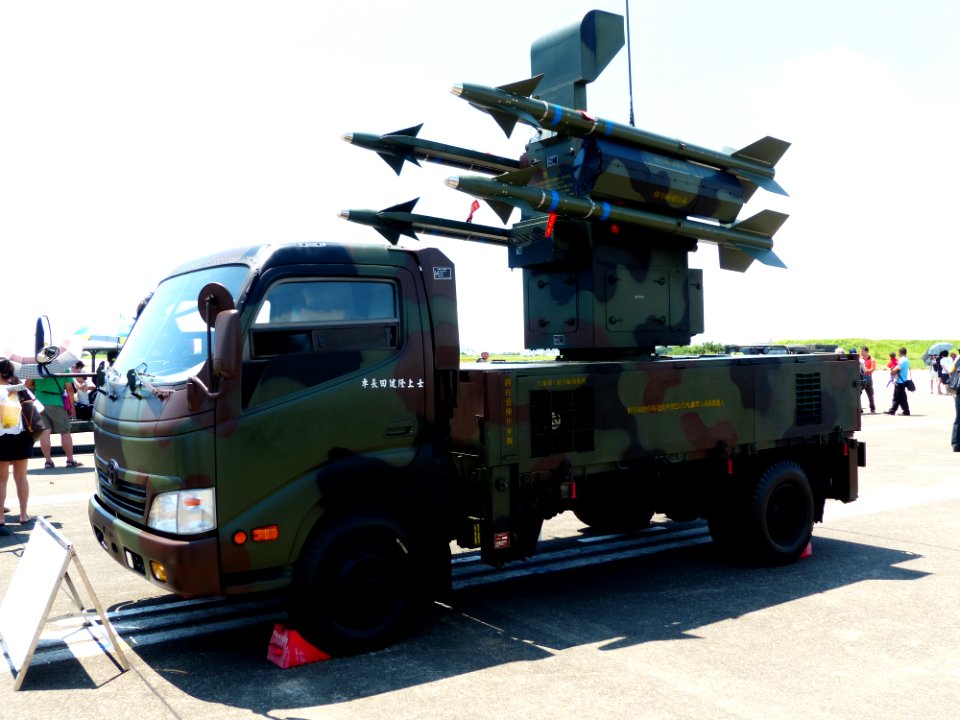 Antelope Air Defense System Display at Tainan Air Froce Base Apron 20130810