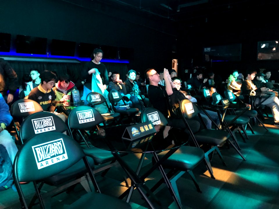 Adventurers Sitting at Blizzard Arena Taipei 20180407b