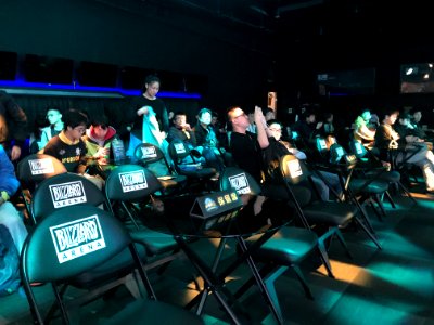 Adventurers Sitting at Blizzard Arena Taipei 20180407b
