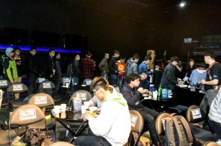 Adventurers Eating Cakes and Drinking Tea after Program 20180407b