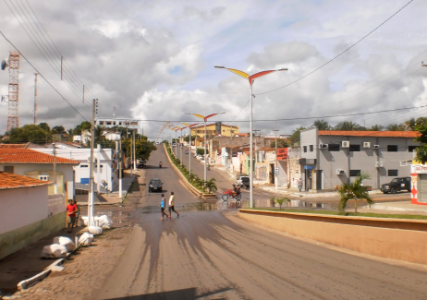 Avenida Independência em Pau dos Ferros (RN)