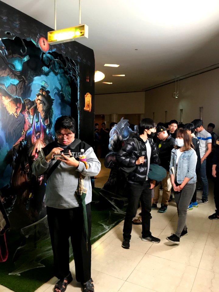 Adventurers Stand by at Hall of Blizzard Arena Taipei 20180407