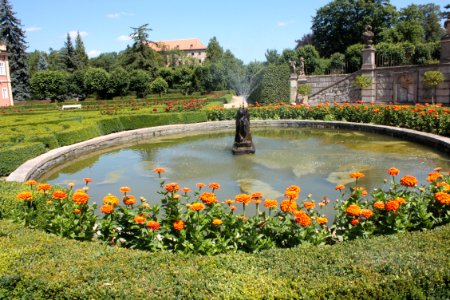 French garden (Dobříš) 1839