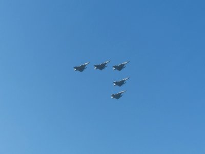 Five ROCAF Mirage 2000s Flypast Ching Chuang Kang Air Force Base 20161126