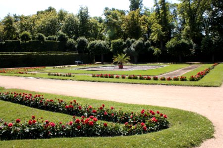 French garden (Dobříš) 1834