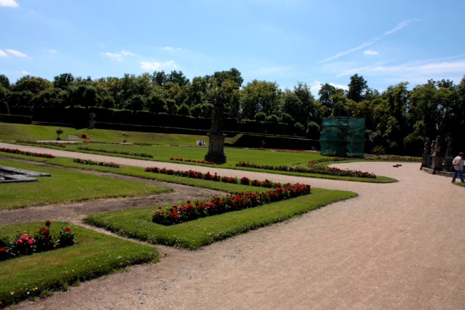 French garden (Dobříš) 1817