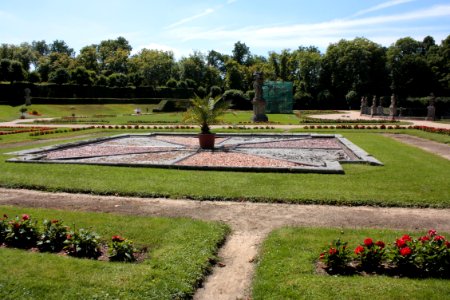 French garden (Dobříš) 1808