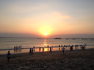 Beach romantic bali photo