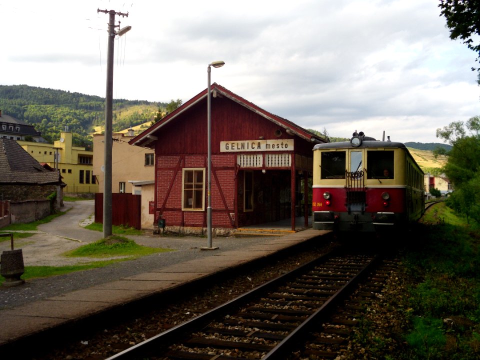 Gelnica mesto train stop 830