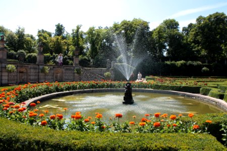 French garden (Dobříš) 1846