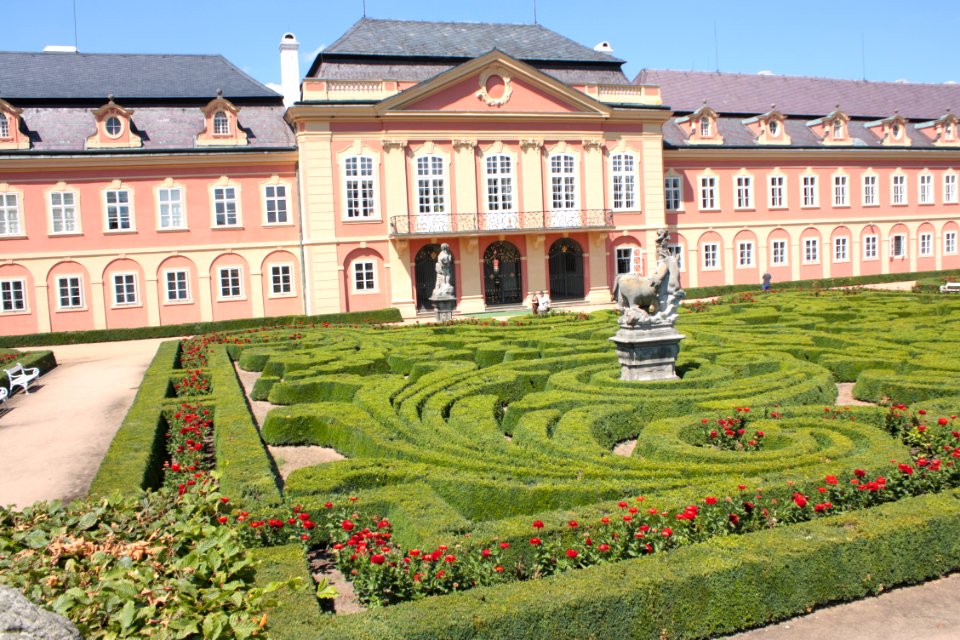 French garden (Dobříš) 1837