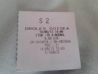 Drôles d'oiseaux ticket première