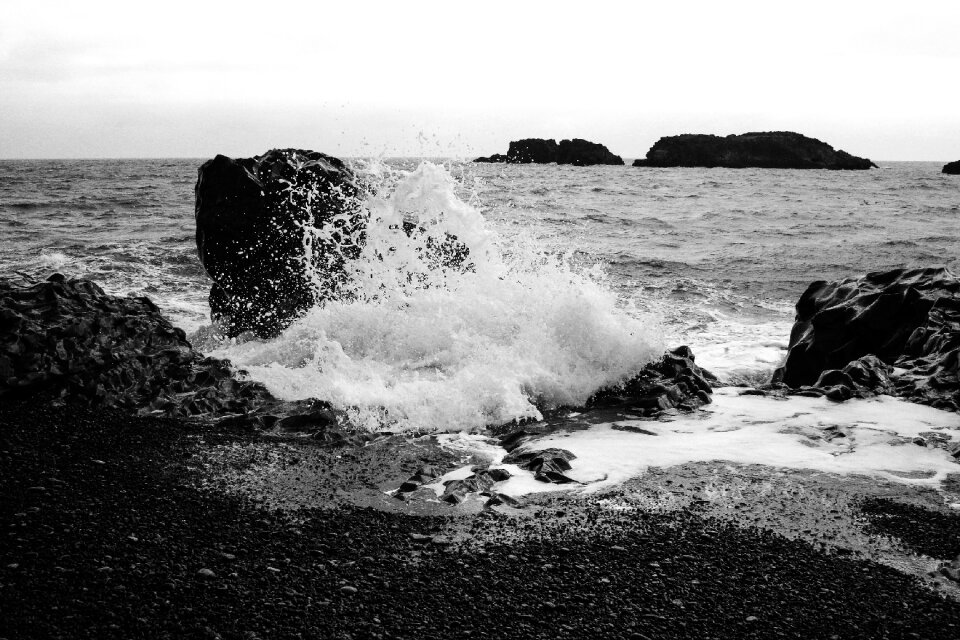 Rocks shore coast photo