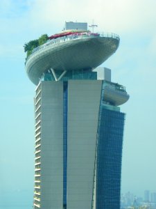 Sands Sky Park View from Singapore Flyer 20130209