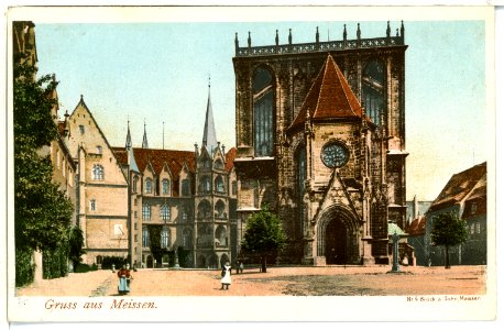 00004-Meißen-1897-Dom-Brück & Sohn Kunstverlag
