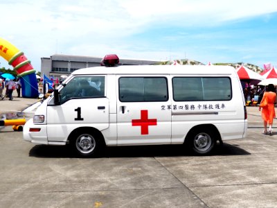 ROCAF 4th Medical Squadron Ambulance at Chiayi Air Force Base 20120811