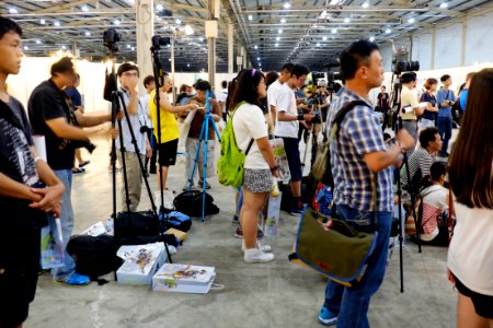 Visitors Recording Nyowa Nyowa Show at 2015FFTC 20150801