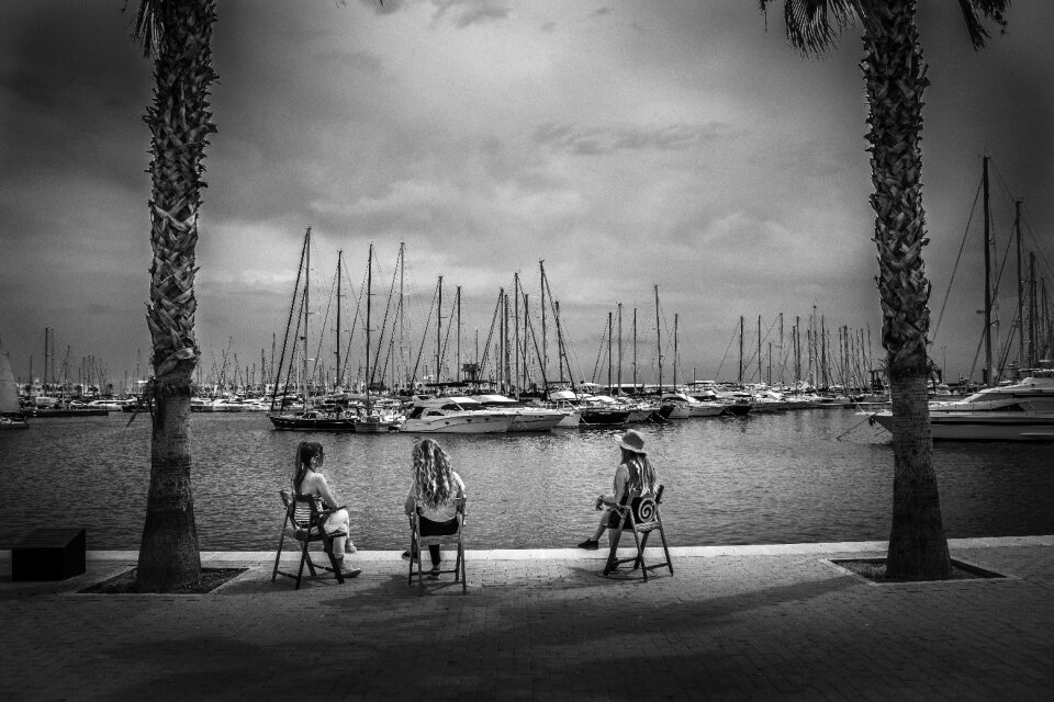 Women sailboats boats