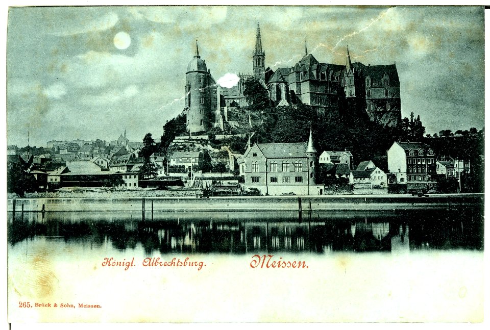 00265-Meißen-1898-Burgberg, Loge, Elbe-Brück & Sohn Kunstverlag