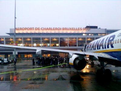 Vue de l'aéroport avant embarquement photo