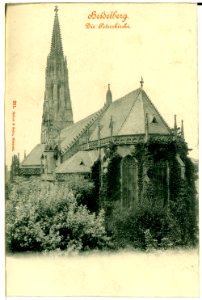 00261-Heidelberg-1898-die Peterskirche-Brück & Sohn Kunstverlag