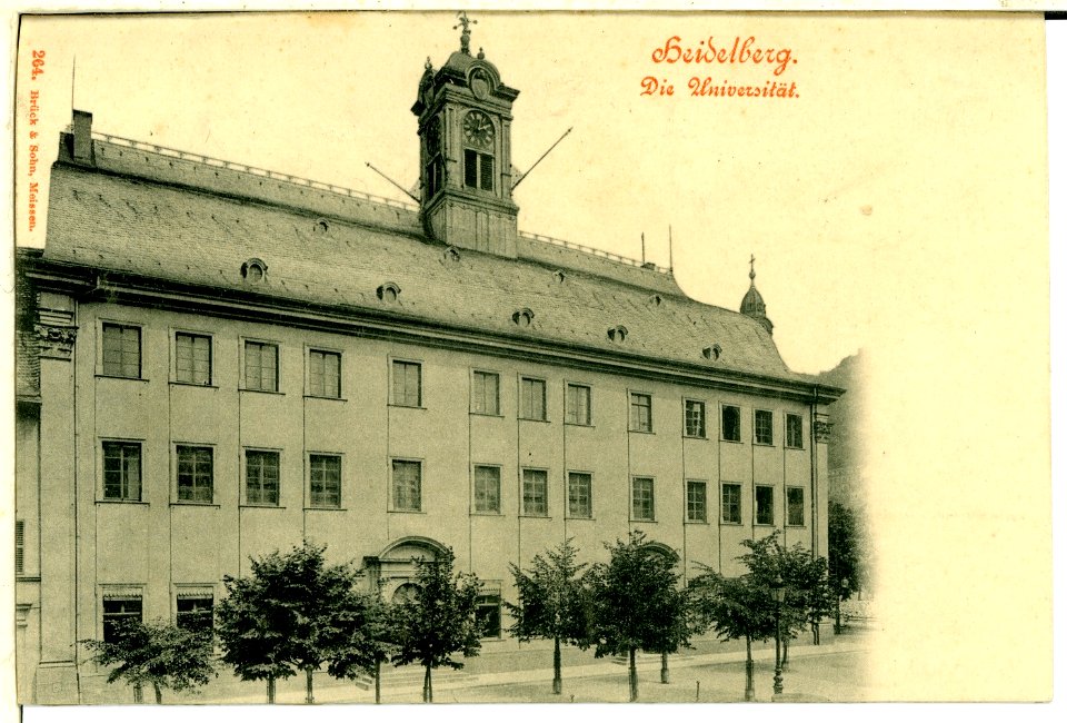 00264-Heidelberg-1898-Universität-Brück & Sohn Kunstverlag