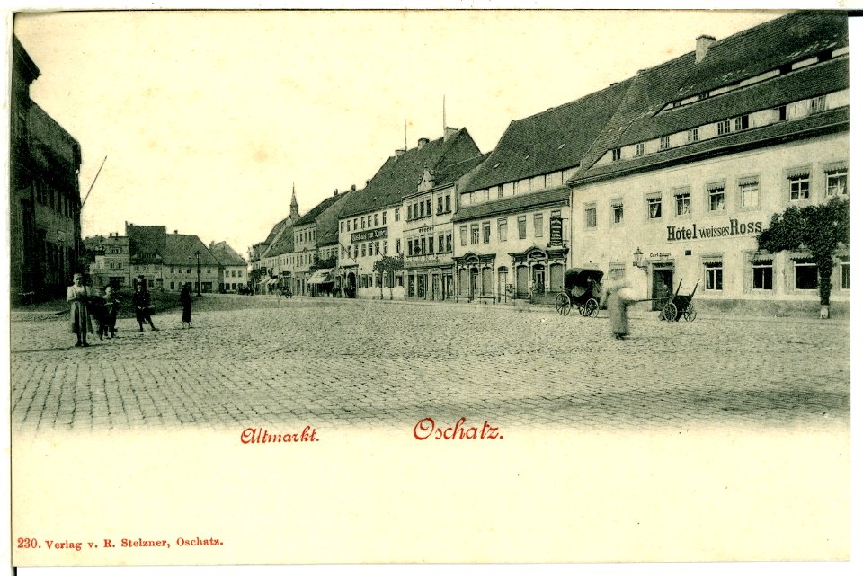 00230-Oschatz-1898-Altmarkt-Brück & Sohn Kunstverlag
