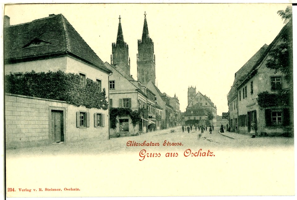 00234-Oschatz-1898-Altoschatzer Straße-Brück & Sohn Kunstverlag