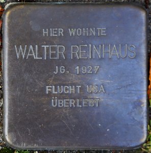 Westerkappeln Stolperstein Walter Reinhaus 01