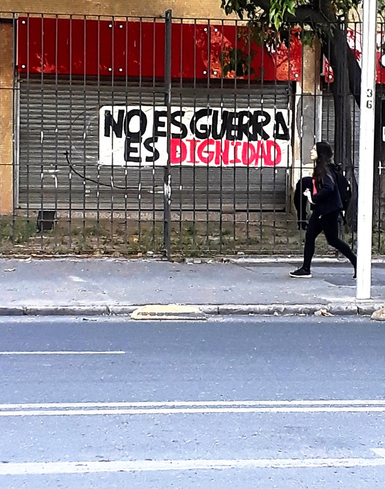 No es guerra, es dignidad