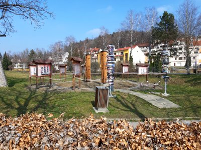 Luhačovice - výstava rozhleden během pandemie