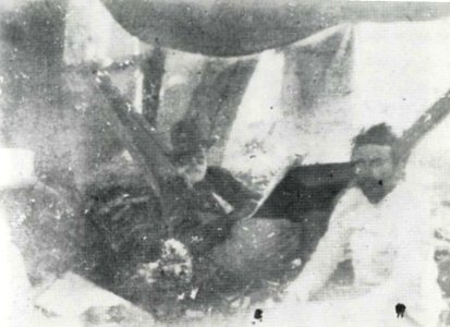 Máximo Gómez en su cuartel general 1898