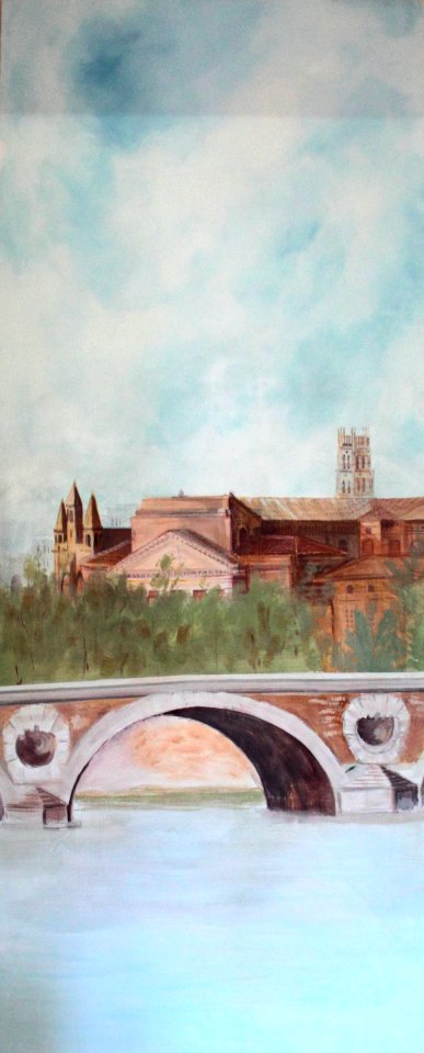 Peinture murale, Palais Niel, Toulouse 01