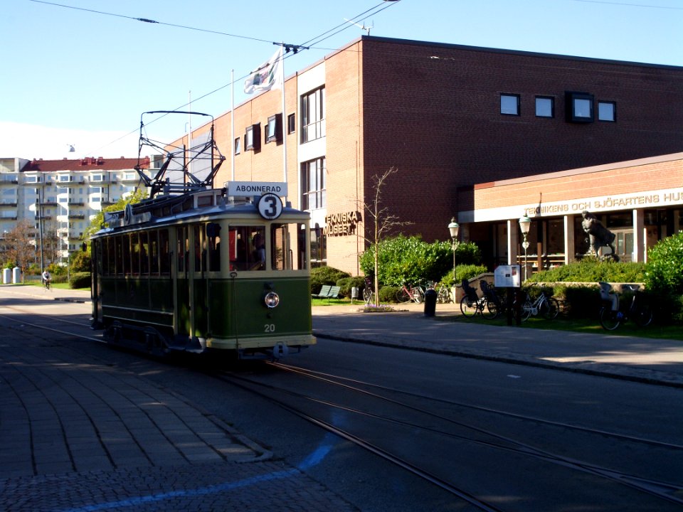 Malmo historic tram technical museum