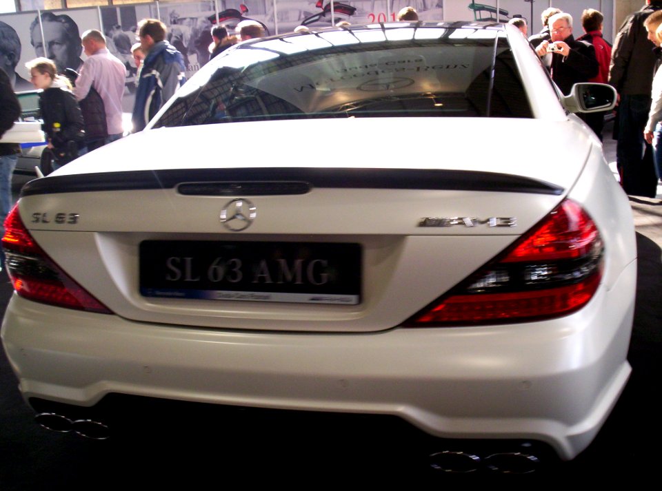 Mercedes-Benz SL 63 AMG rear Poznan 2011