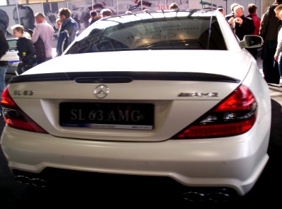 Mercedes-Benz SL 63 AMG rear Poznan 2011