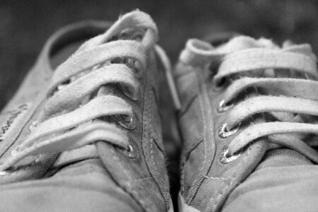 Shoes footwear gray shoes photo