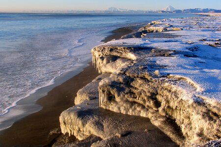 Coast beach sand photo