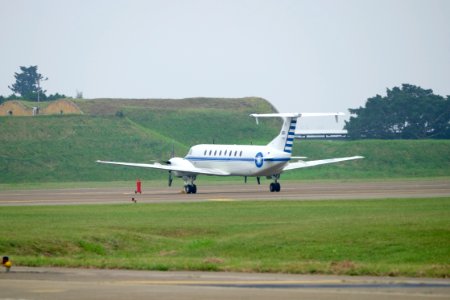 Rear Left View of ROCAF Beechcraft 1900C 1901 at Ching Chuang Kang Air Force Base 20161126