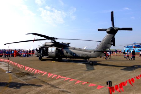 Rear Left View of ROCA UH-60M 918 at Ching Chuang Kang Air Force Base 20161126