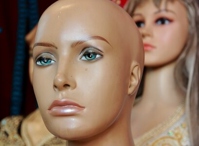 Mannequin woman face