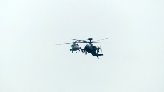 ROCA AH-64E 802 and UH-60M 912 Flight over Hongchailin Camp 20161224c