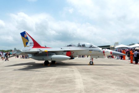 ROCAF F-CK-1B 1624 Display at Gangshan Air Force Base Apron 20170812La