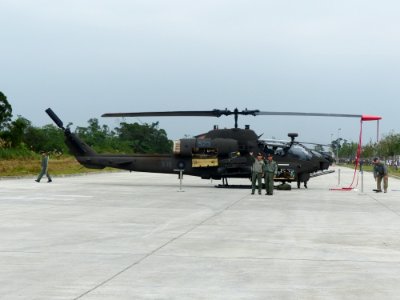 ROCA AH-1W 523 Preparing Take off at Hongchailin Camp 20161224b