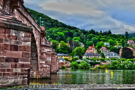 Old bridge historic center architecture photo