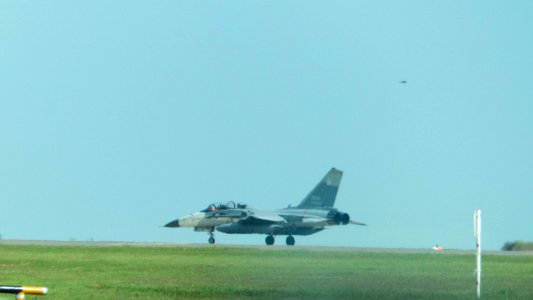 ROCAF F-CK-1B 1604 Taxiing at Ching Chuang Kang Air Force Base 20140719