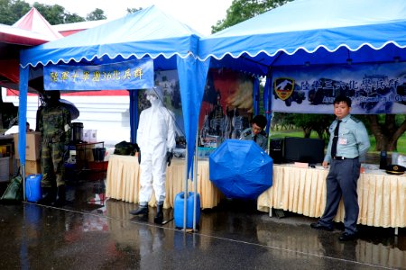 ROCA 36th Chemical Group, 10th Army Group Recruitment Booth in 2015 Chengkungling Open Day 20150606