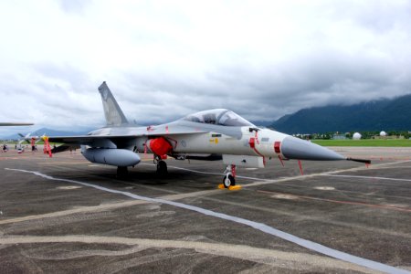 ROCAF F-CK-1A 1484 Display at Hualien AFB Apron 20160813Fa